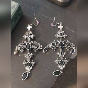 Killstar Cross Earrings